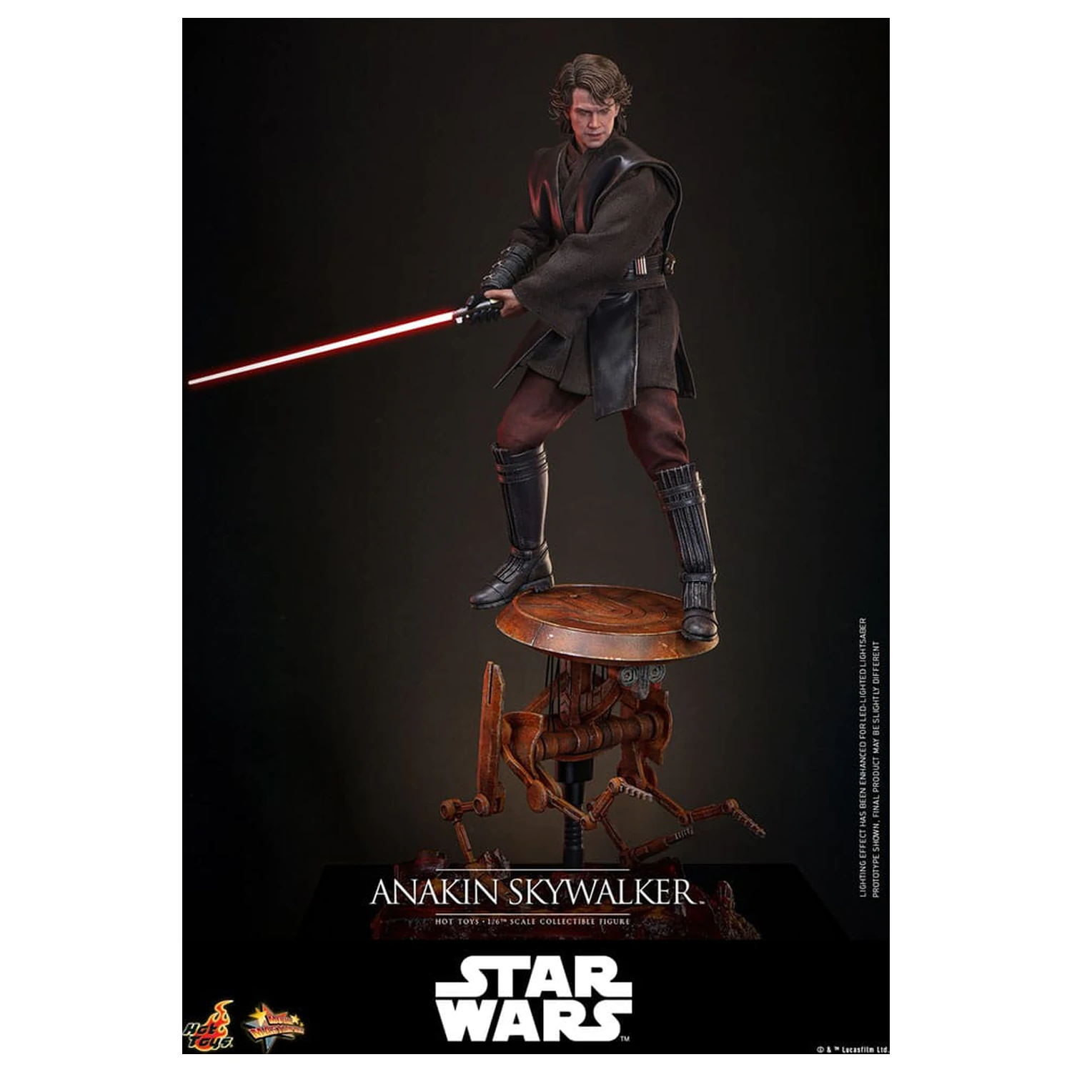 Star Wars: Episode III - Zemsta Sithów Filmowa figurka kolekcjonerska Masterpiece 1/6 Anakin Skywalker 31 cm zdjęcie produktu