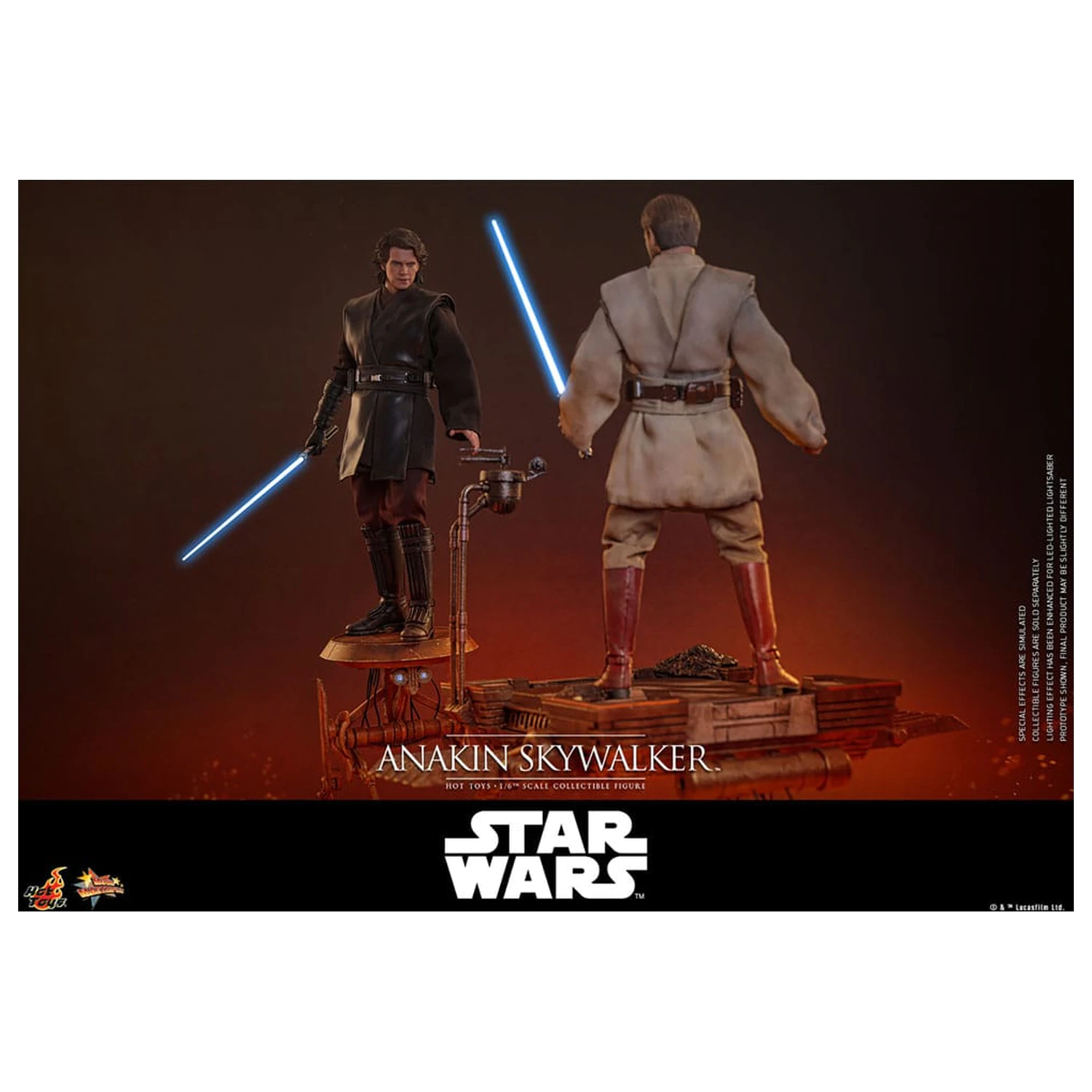 Star Wars: Episode III - Zemsta Sithów Filmowa figurka kolekcjonerska Masterpiece 1/6 Anakin Skywalker 31 cm zdjęcie produktu
