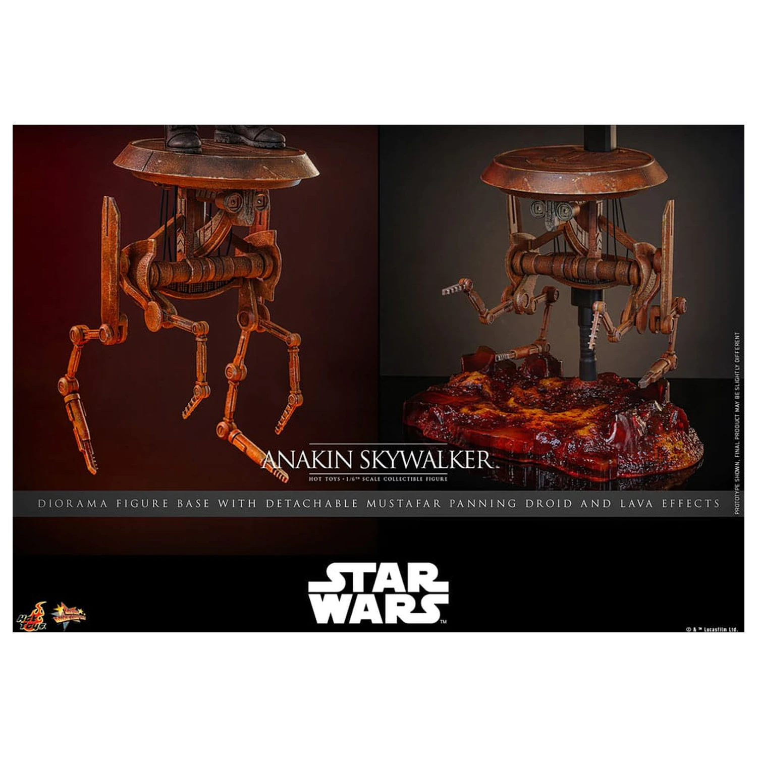 Star Wars: Episode III - Zemsta Sithów Filmowa figurka kolekcjonerska Masterpiece 1/6 Anakin Skywalker 31 cm zdjęcie produktu