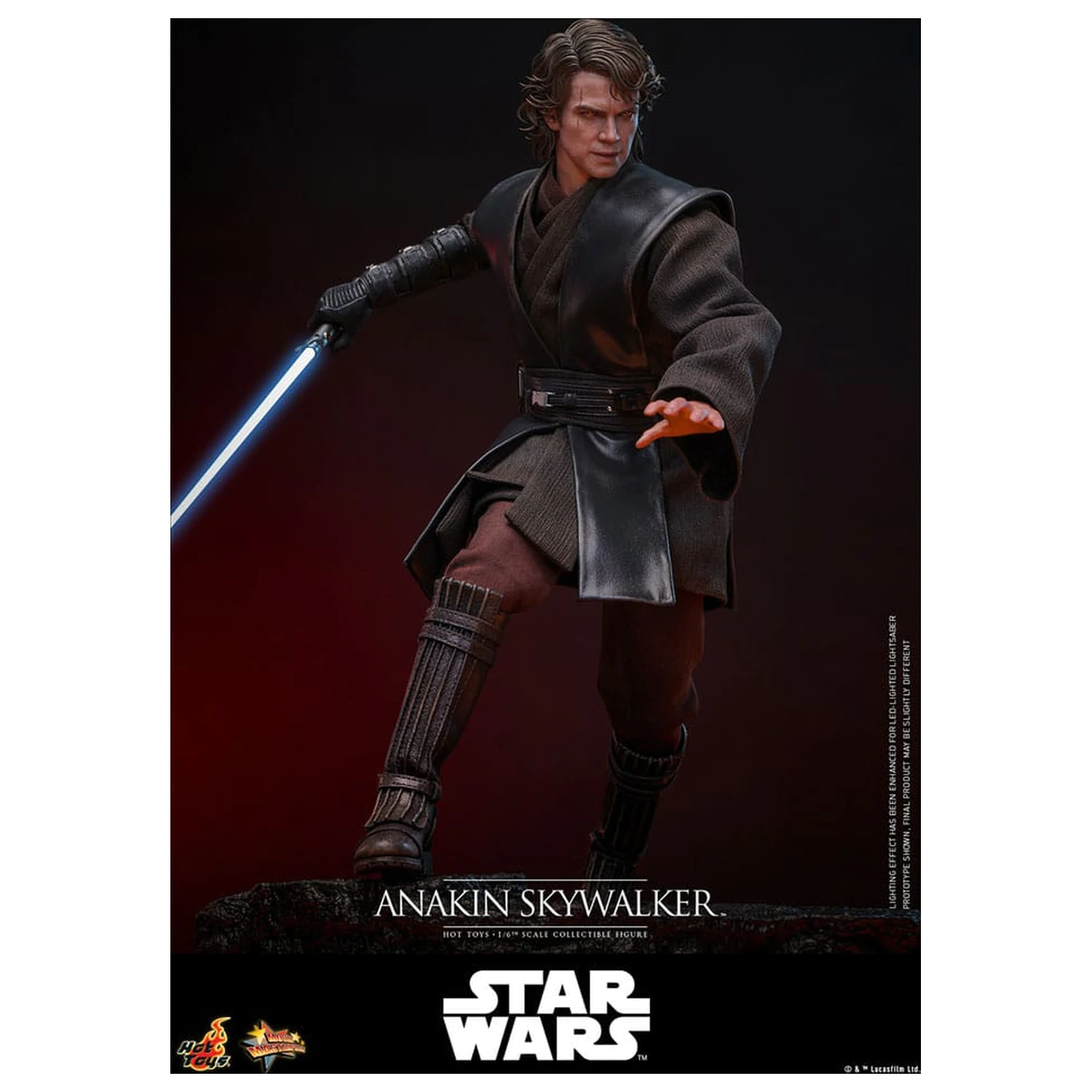 Star Wars: Episode III - Zemsta Sithów Filmowa figurka kolekcjonerska Masterpiece 1/6 Anakin Skywalker 31 cm zdjęcie produktu