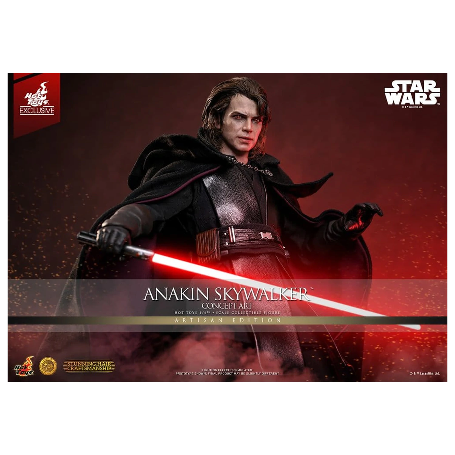 Star Wars Episode III: Revenge Of The Sith Movie Masterpiece Figurka Akcji 1/6 Anakin Skywalker (Concept Art Version) (Artisan Edition) Hot Toys Exclusive 31 cm zdjęcie produktu