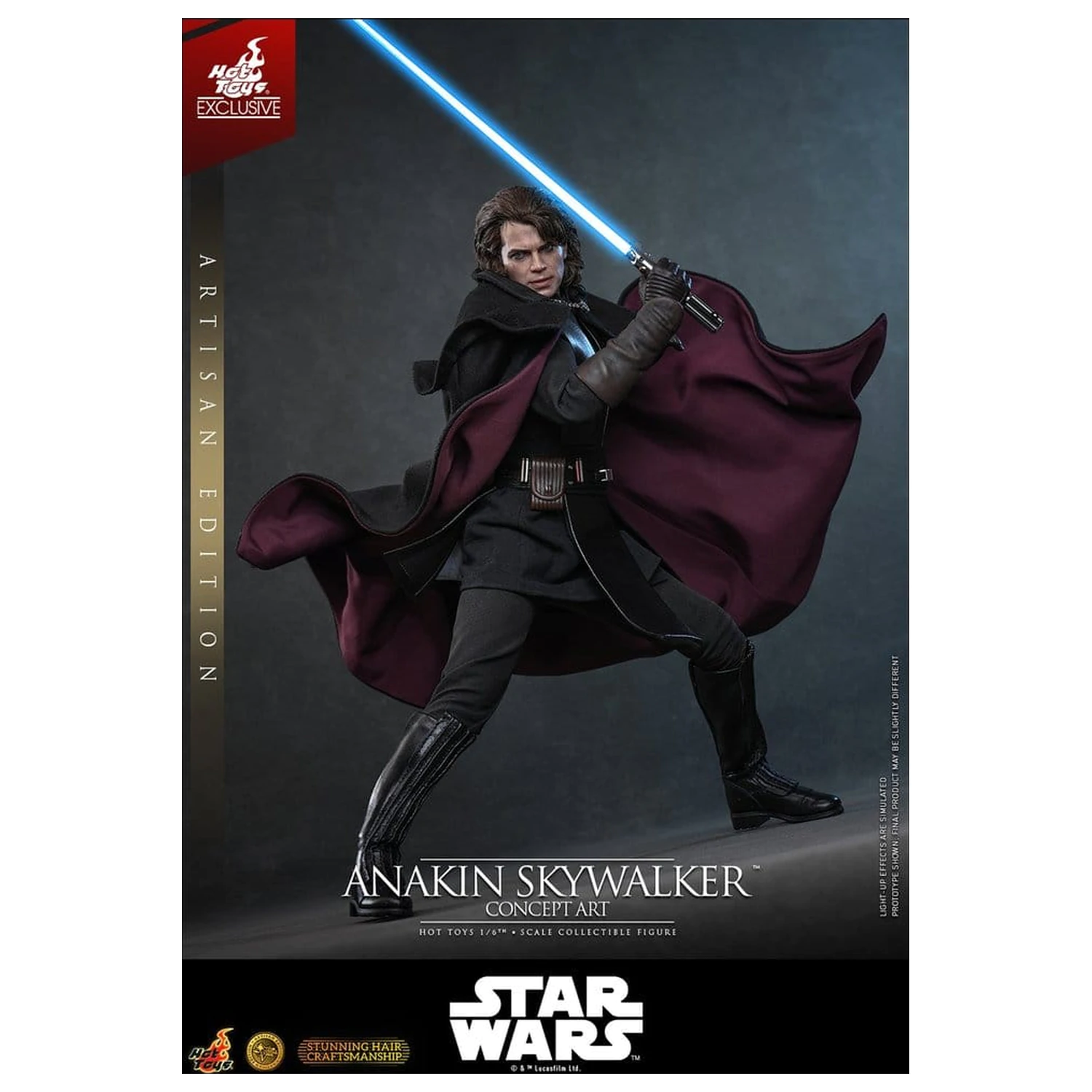 Star Wars Episode III: Revenge Of The Sith Movie Masterpiece Figurka Akcji 1/6 Anakin Skywalker (Concept Art Version) (Artisan Edition) Hot Toys Exclusive 31 cm zdjęcie produktu