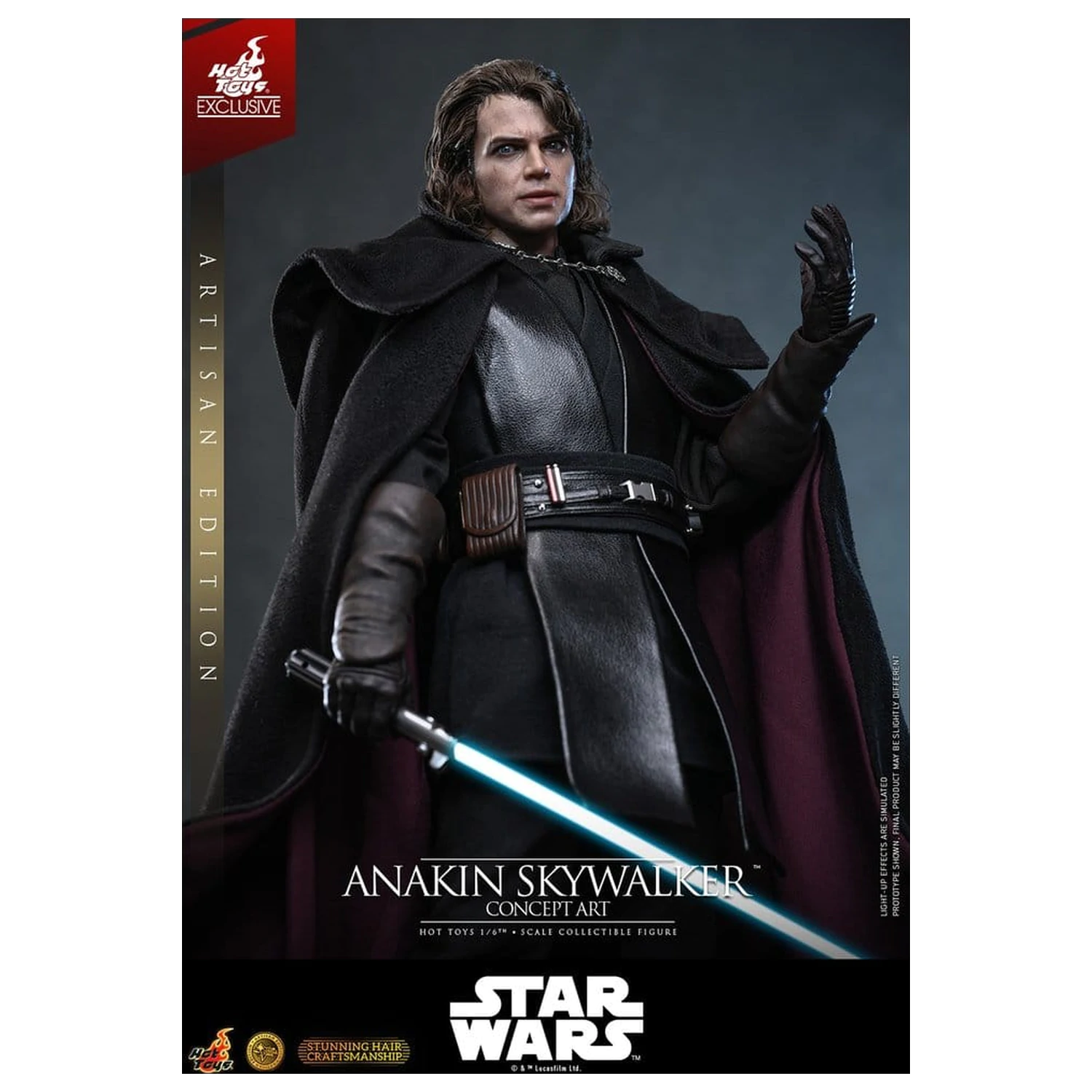 Star Wars Episode III: Revenge Of The Sith Movie Masterpiece Figurka Akcji 1/6 Anakin Skywalker (Concept Art Version) (Artisan Edition) Hot Toys Exclusive 31 cm zdjęcie produktu