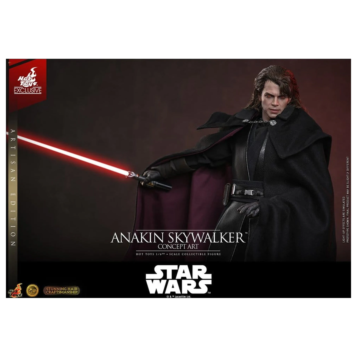 Star Wars Episode III: Revenge Of The Sith Movie Masterpiece Figurka Akcji 1/6 Anakin Skywalker (Concept Art Version) (Artisan Edition) Hot Toys Exclusive 31 cm zdjęcie produktu