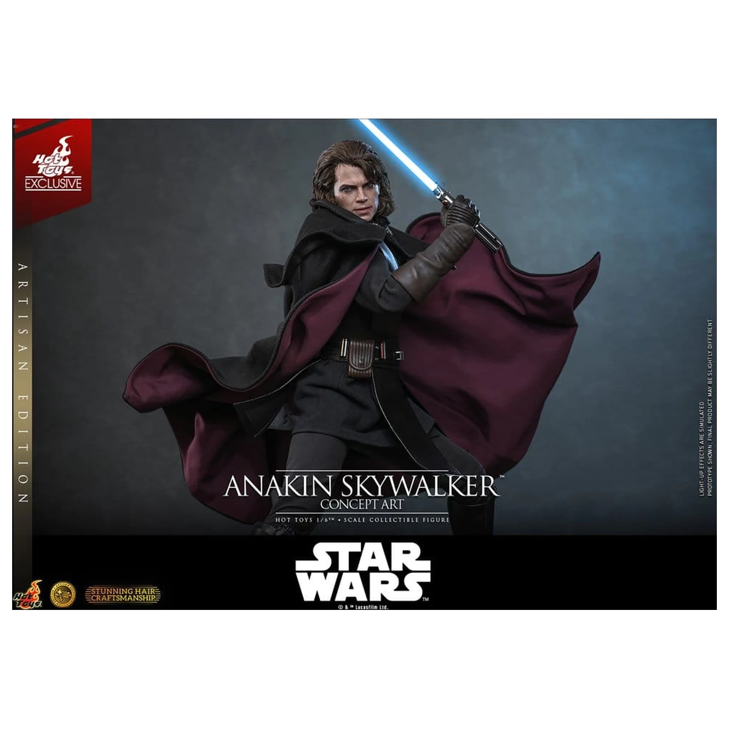 Star Wars Episode III: Revenge Of The Sith Movie Masterpiece Figurka Akcji 1/6 Anakin Skywalker (Concept Art Version) (Artisan Edition) Hot Toys Exclusive 31 cm zdjęcie produktu