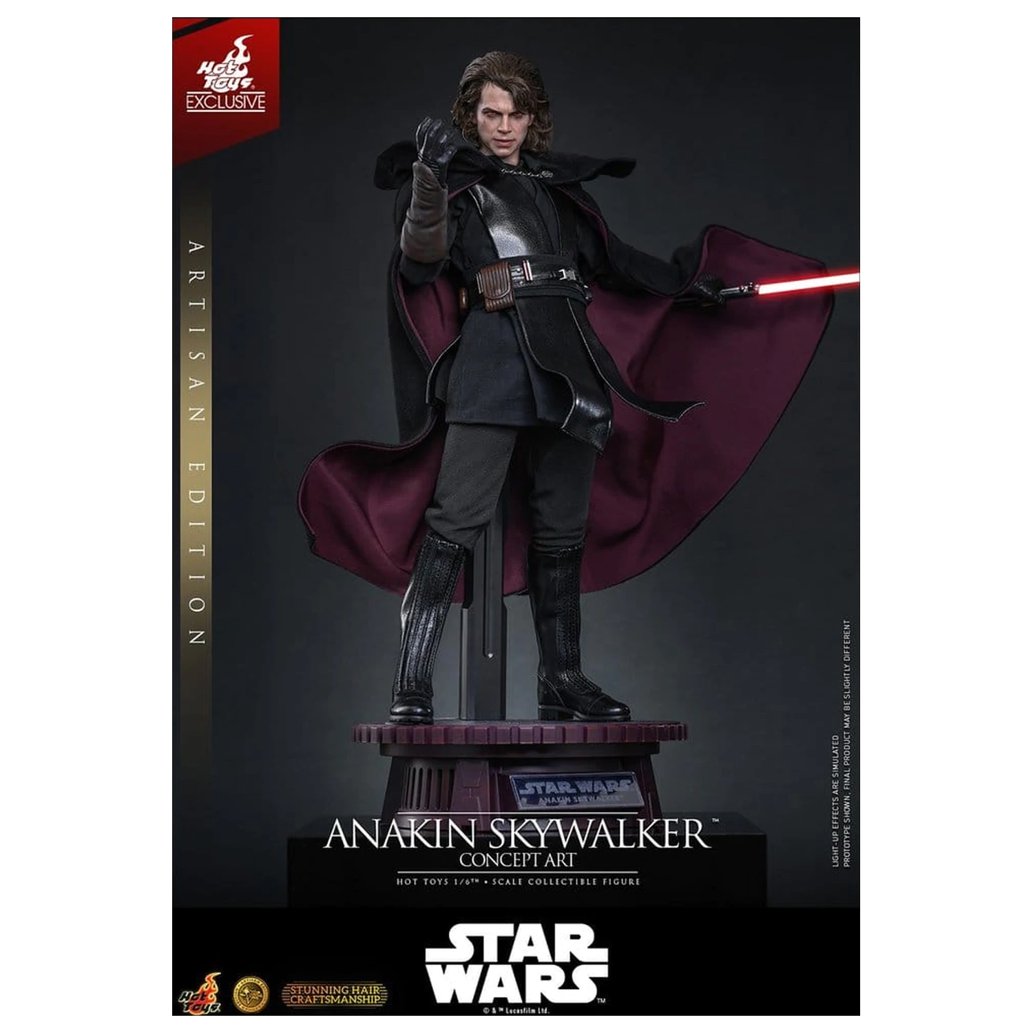 Star Wars Episode III: Revenge Of The Sith Movie Masterpiece Figurka Akcji 1/6 Anakin Skywalker (Concept Art Version) (Artisan Edition) Hot Toys Exclusive 31 cm zdjęcie produktu
