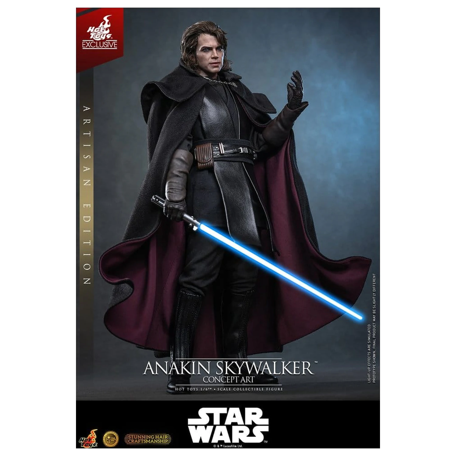 Star Wars Episode III: Revenge Of The Sith Movie Masterpiece Figurka Akcji 1/6 Anakin Skywalker (Concept Art Version) (Artisan Edition) Hot Toys Exclusive 31 cm zdjęcie produktu