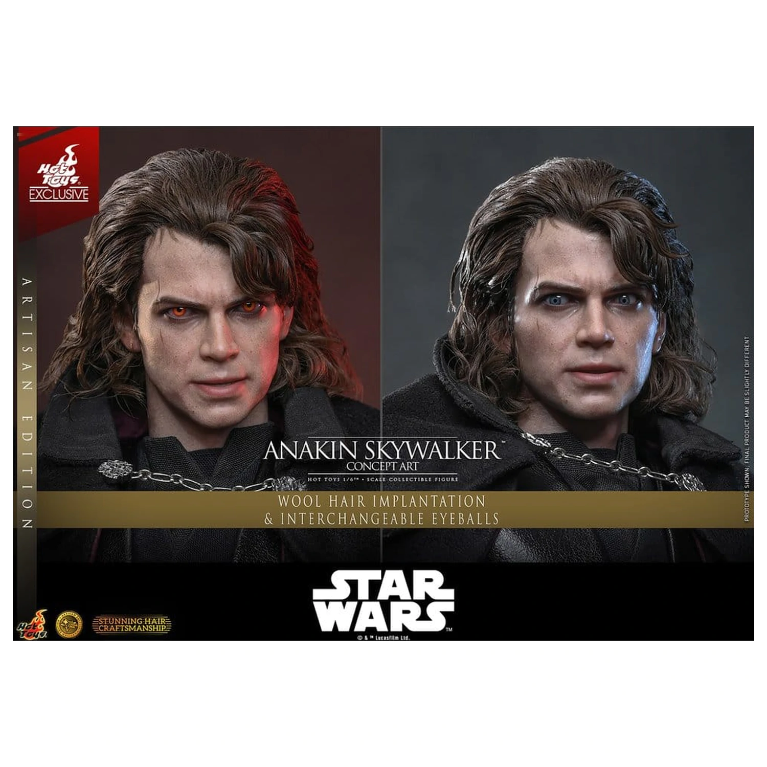 Star Wars Episode III: Revenge Of The Sith Movie Masterpiece Figurka Akcji 1/6 Anakin Skywalker (Concept Art Version) (Artisan Edition) Hot Toys Exclusive 31 cm zdjęcie produktu