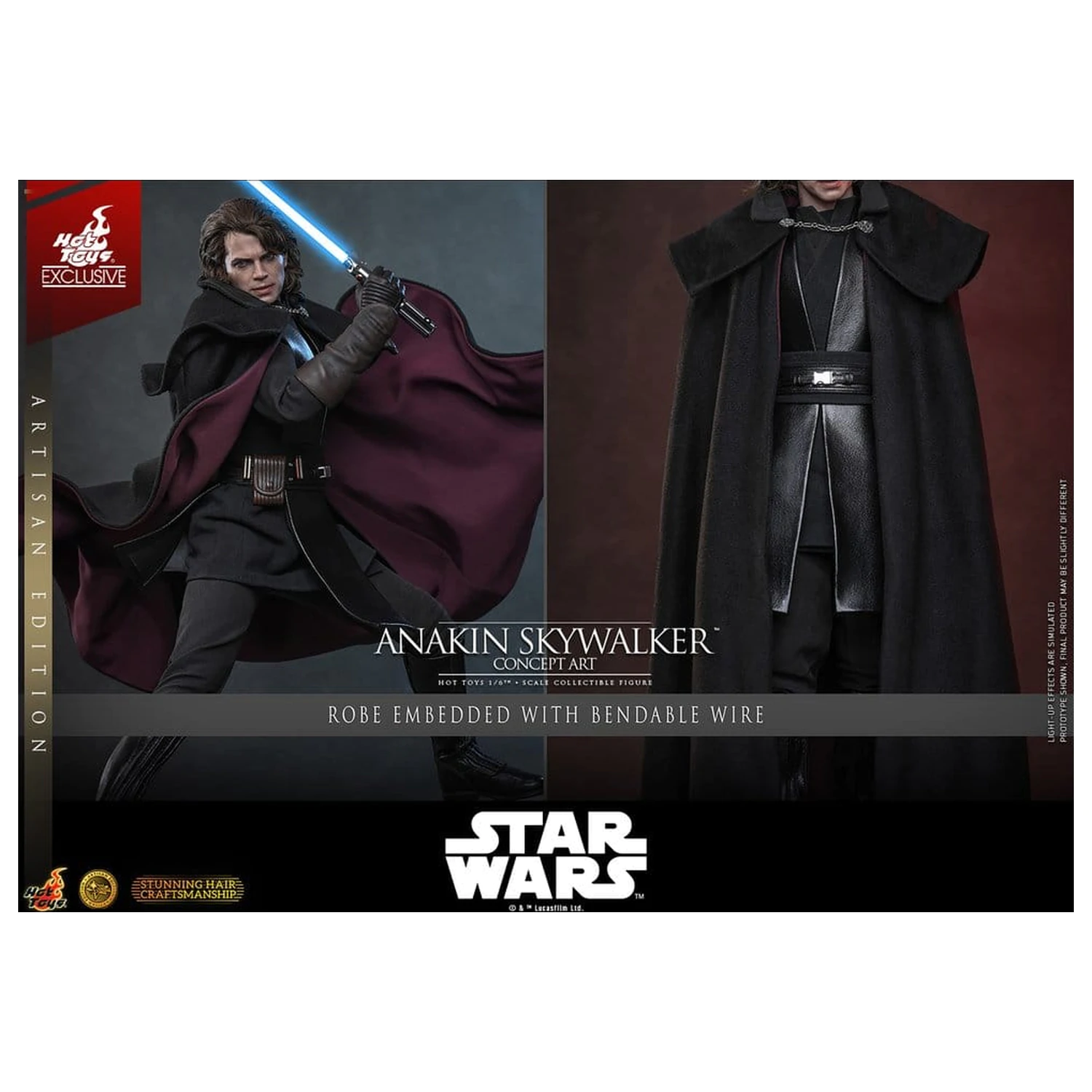 Star Wars Episode III: Revenge Of The Sith Movie Masterpiece Figurka Akcji 1/6 Anakin Skywalker (Concept Art Version) (Artisan Edition) Hot Toys Exclusive 31 cm zdjęcie produktu