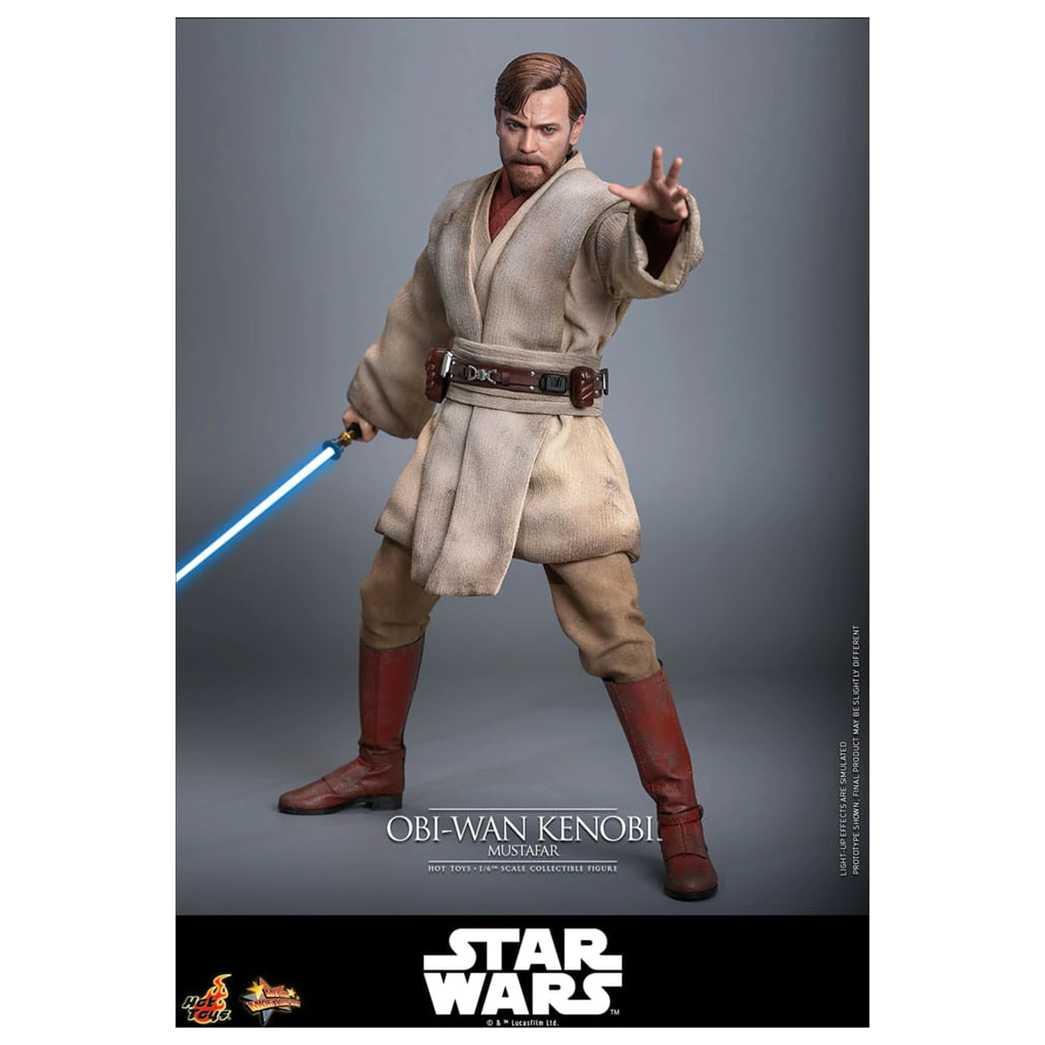Star Wars: Episode III - Revenge of the Sith figurka kolekcjonerska Movie Masterpiece Action Figure 1/6 Obi-Wan Kenobi (Mustafar) 31 cm zdjęcie produktu