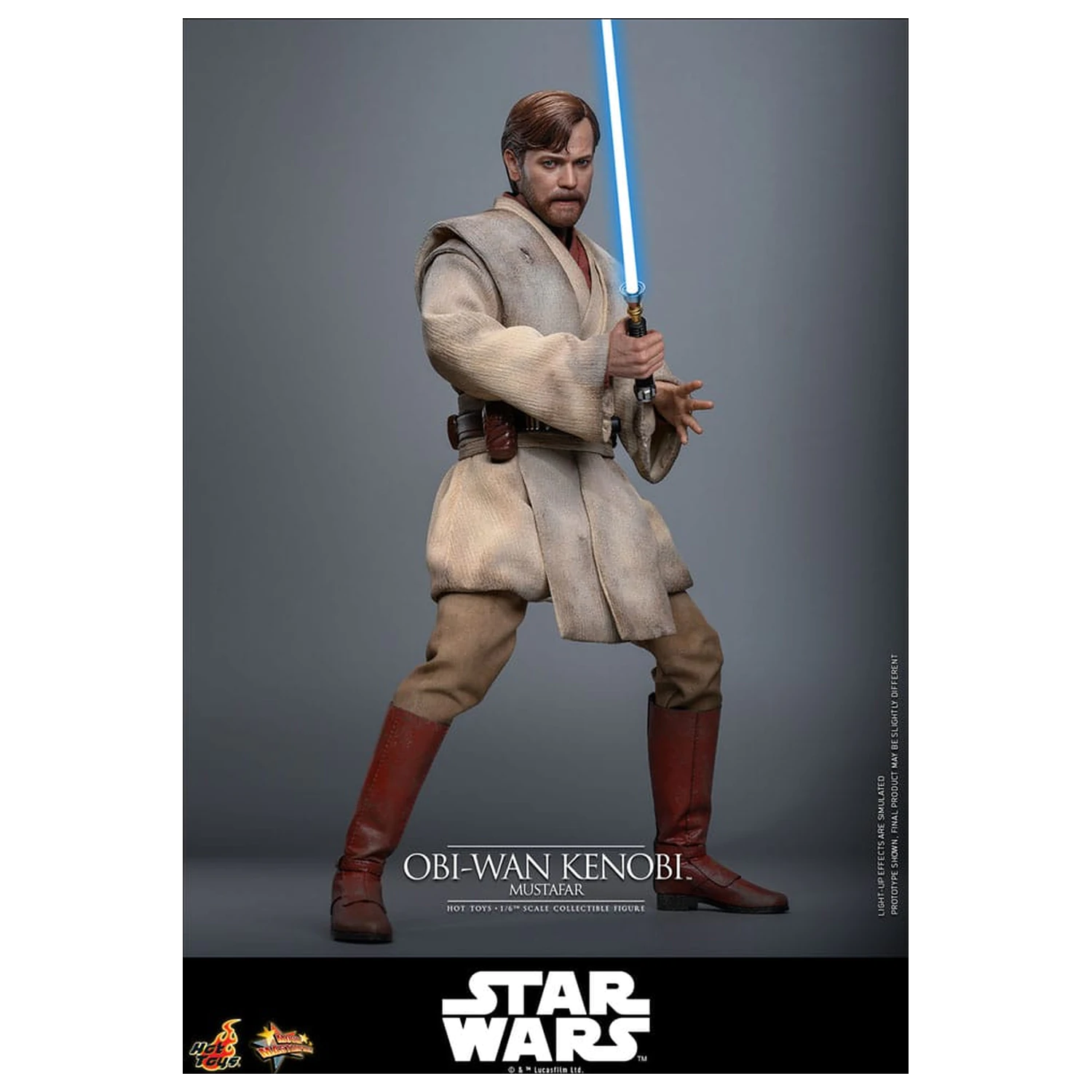 Star Wars: Episode III - Revenge of the Sith figurka kolekcjonerska Movie Masterpiece Action Figure 1/6 Obi-Wan Kenobi (Mustafar) 31 cm zdjęcie produktu