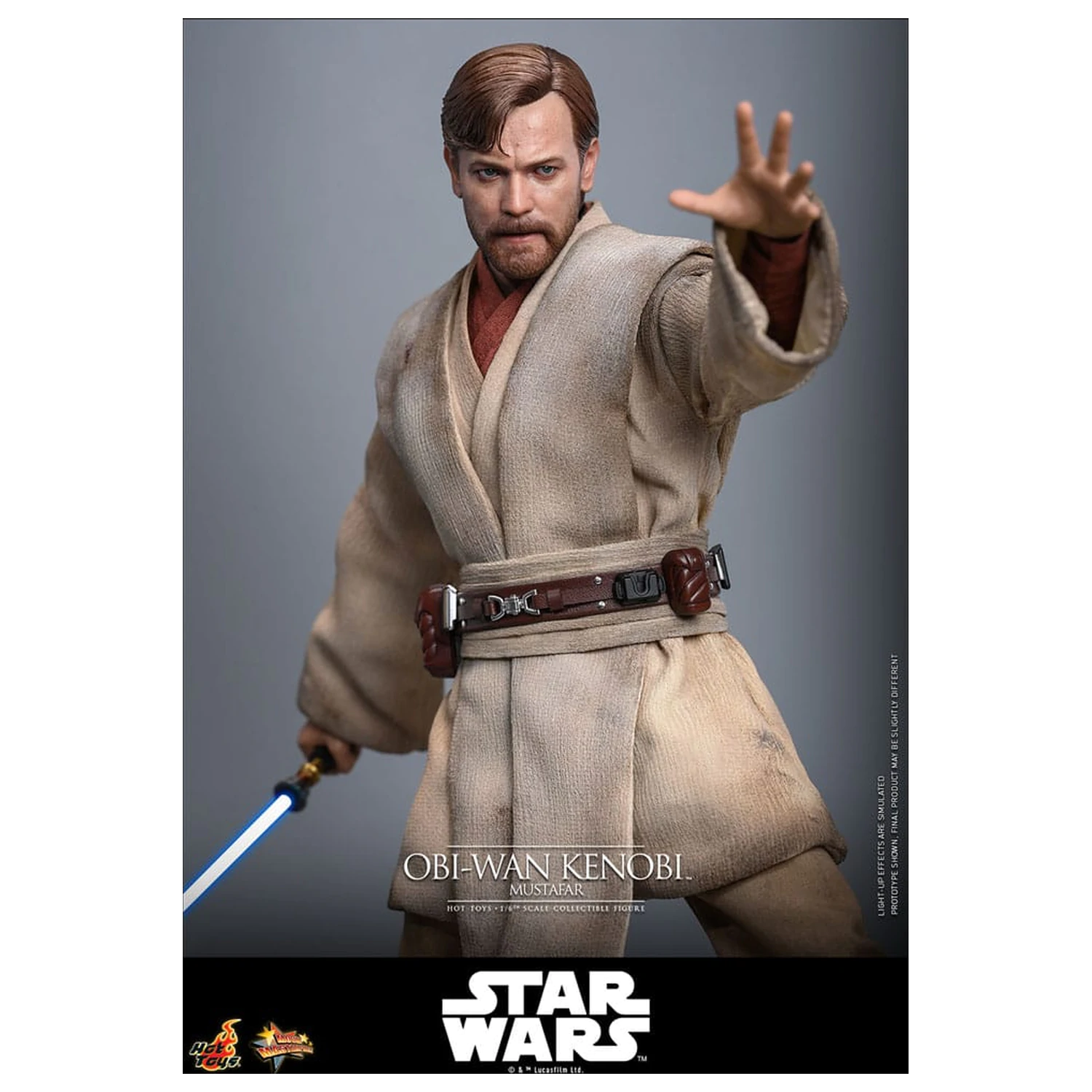Star Wars: Episode III - Revenge of the Sith figurka kolekcjonerska Movie Masterpiece Action Figure 1/6 Obi-Wan Kenobi (Mustafar) 31 cm zdjęcie produktu
