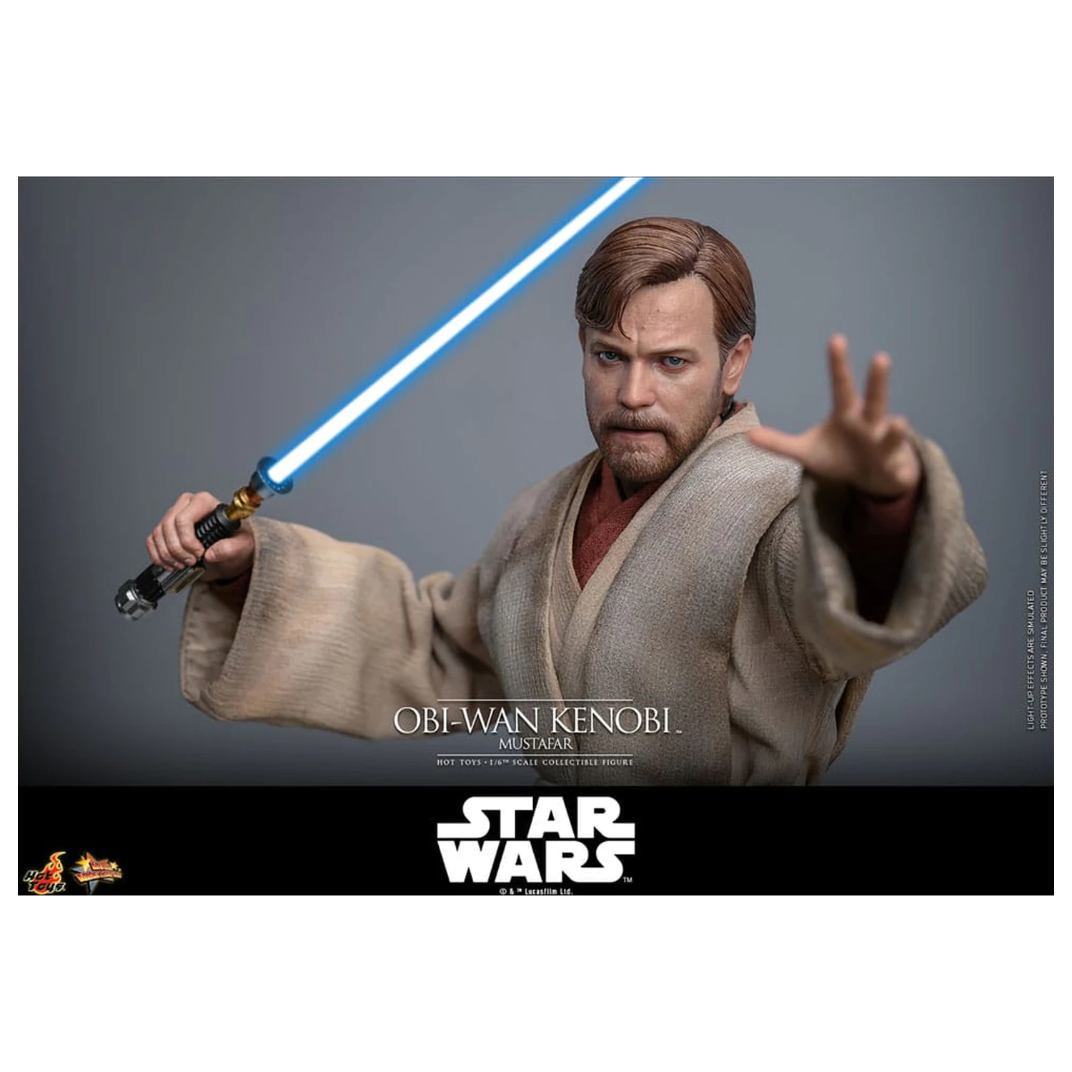 Star Wars: Episode III - Revenge of the Sith figurka kolekcjonerska Movie Masterpiece Action Figure 1/6 Obi-Wan Kenobi (Mustafar) 31 cm zdjęcie produktu