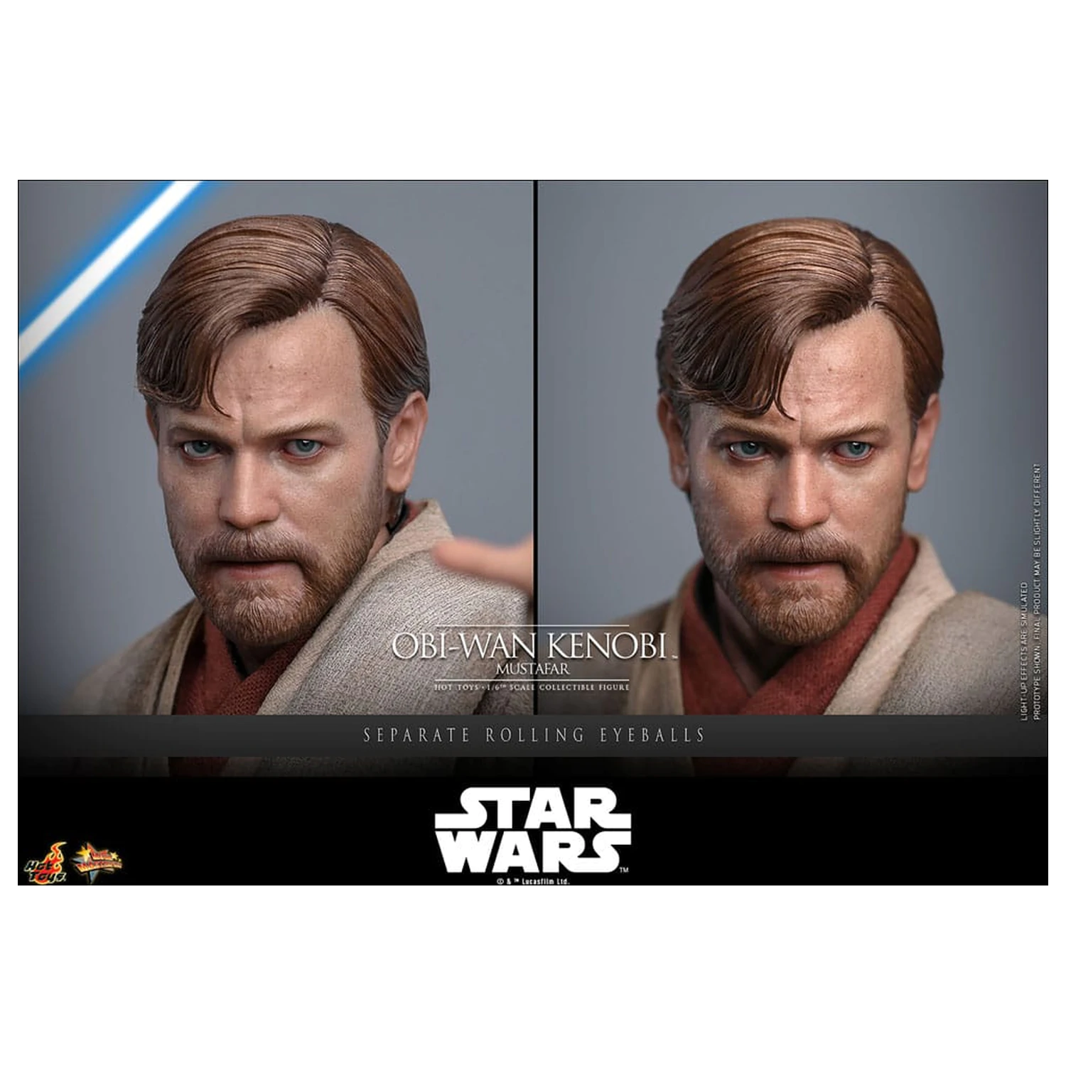 Star Wars: Episode III - Revenge of the Sith figurka kolekcjonerska Movie Masterpiece Action Figure 1/6 Obi-Wan Kenobi (Mustafar) 31 cm zdjęcie produktu