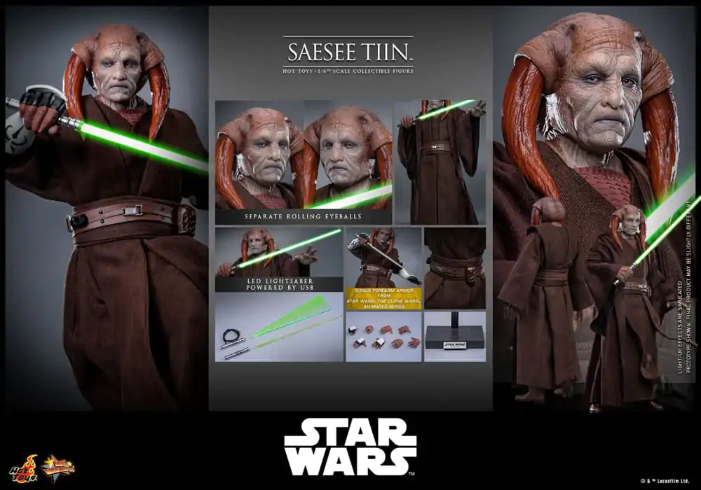 Star Wars: Episode III - Revenge of the Sith Movie Masterpiece Figurka Akcji 1/6 Saesee Tiin 31 cm zdjęcie produktu