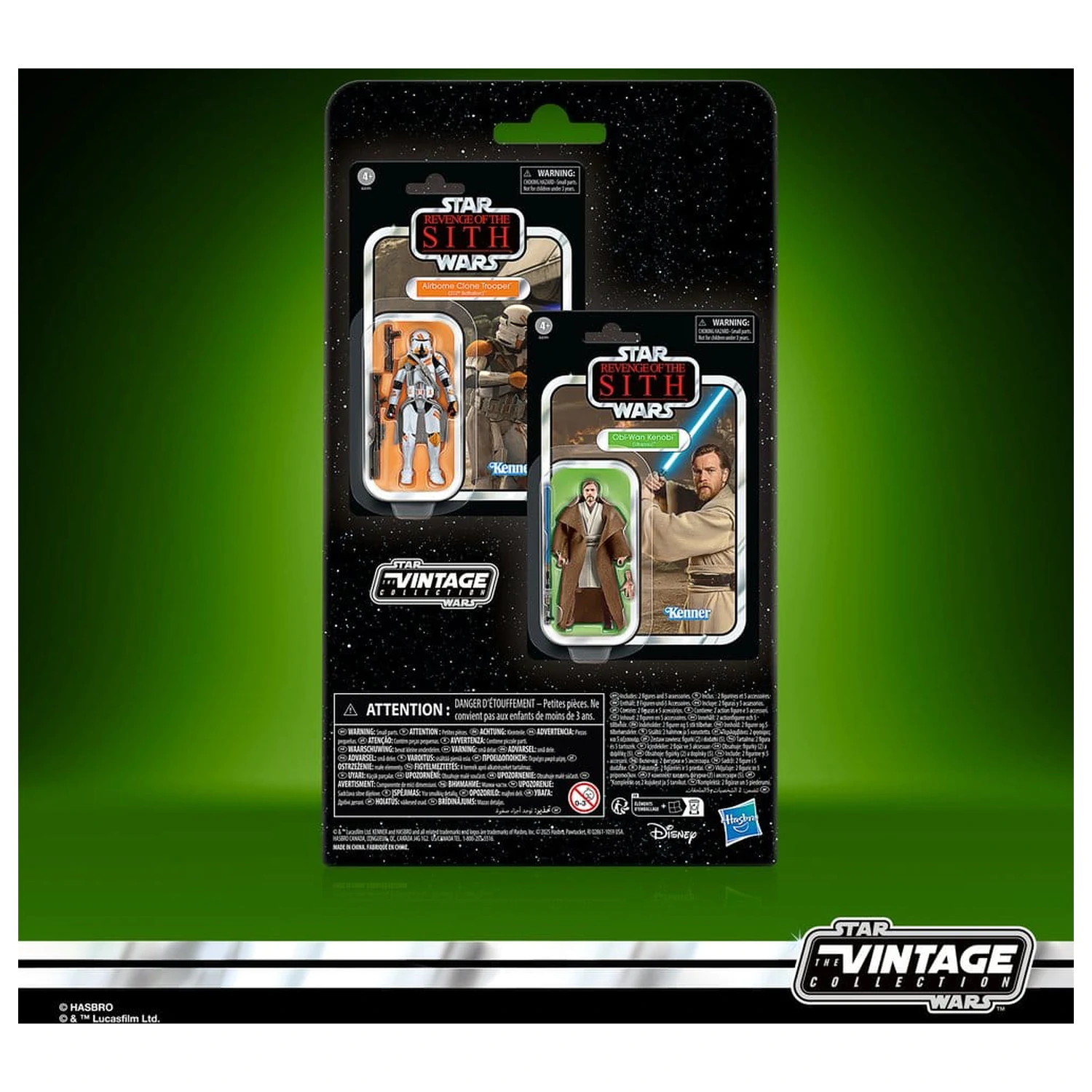 Star Wars Episode III Vintage Collection zestaw 2 figurek akcji Obi-Wan Kenobi i Airborne Clone Trooper 10 cm zdjęcie produktu