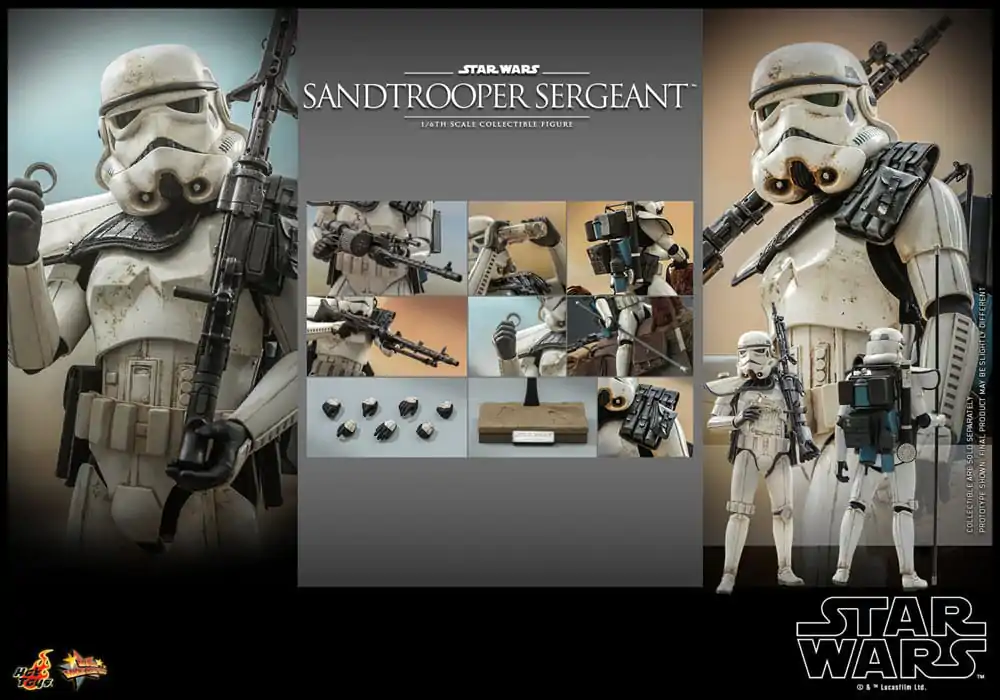 Star Wars: Część IV Figurka Akcji 1/6 Sandtrooper Sierżant 30 cm zdjęcie produktu