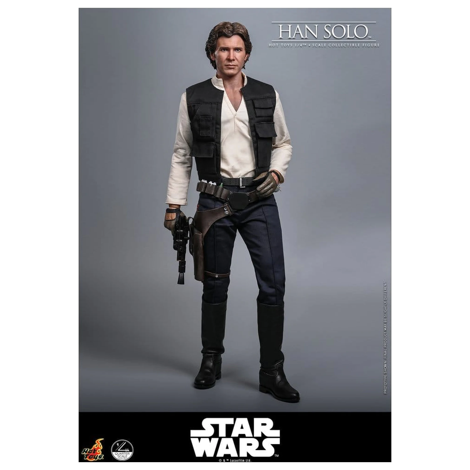 Star Wars Episode IV Figurka Akcji 1/4 Han Solo 46 cm zdjęcie produktu