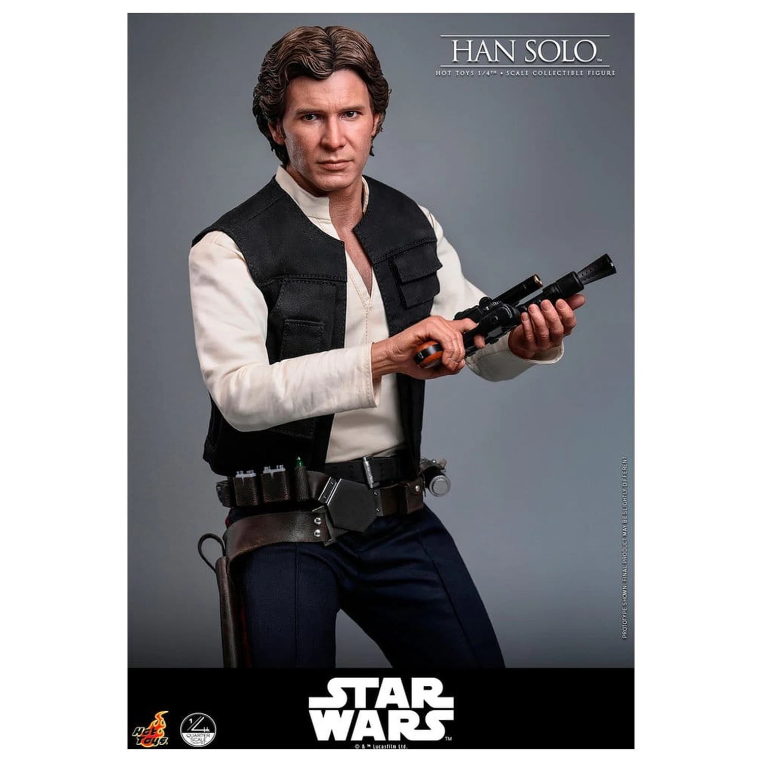 Star Wars Episode IV Figurka Akcji 1/4 Han Solo 46 cm zdjęcie produktu