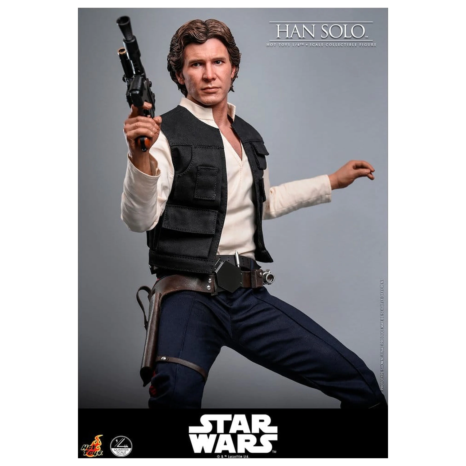 Star Wars Episode IV Figurka Akcji 1/4 Han Solo 46 cm zdjęcie produktu