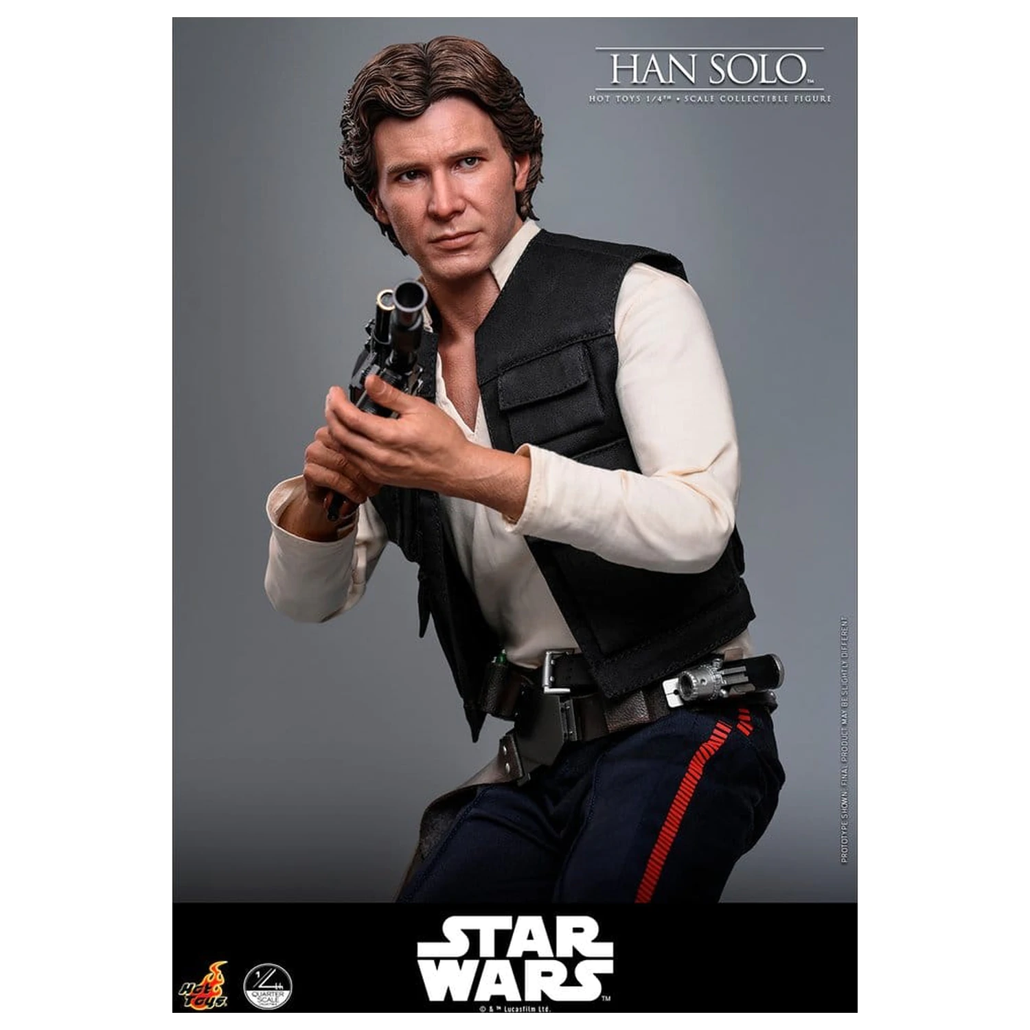 Star Wars Episode IV Figurka Akcji 1/4 Han Solo 46 cm zdjęcie produktu