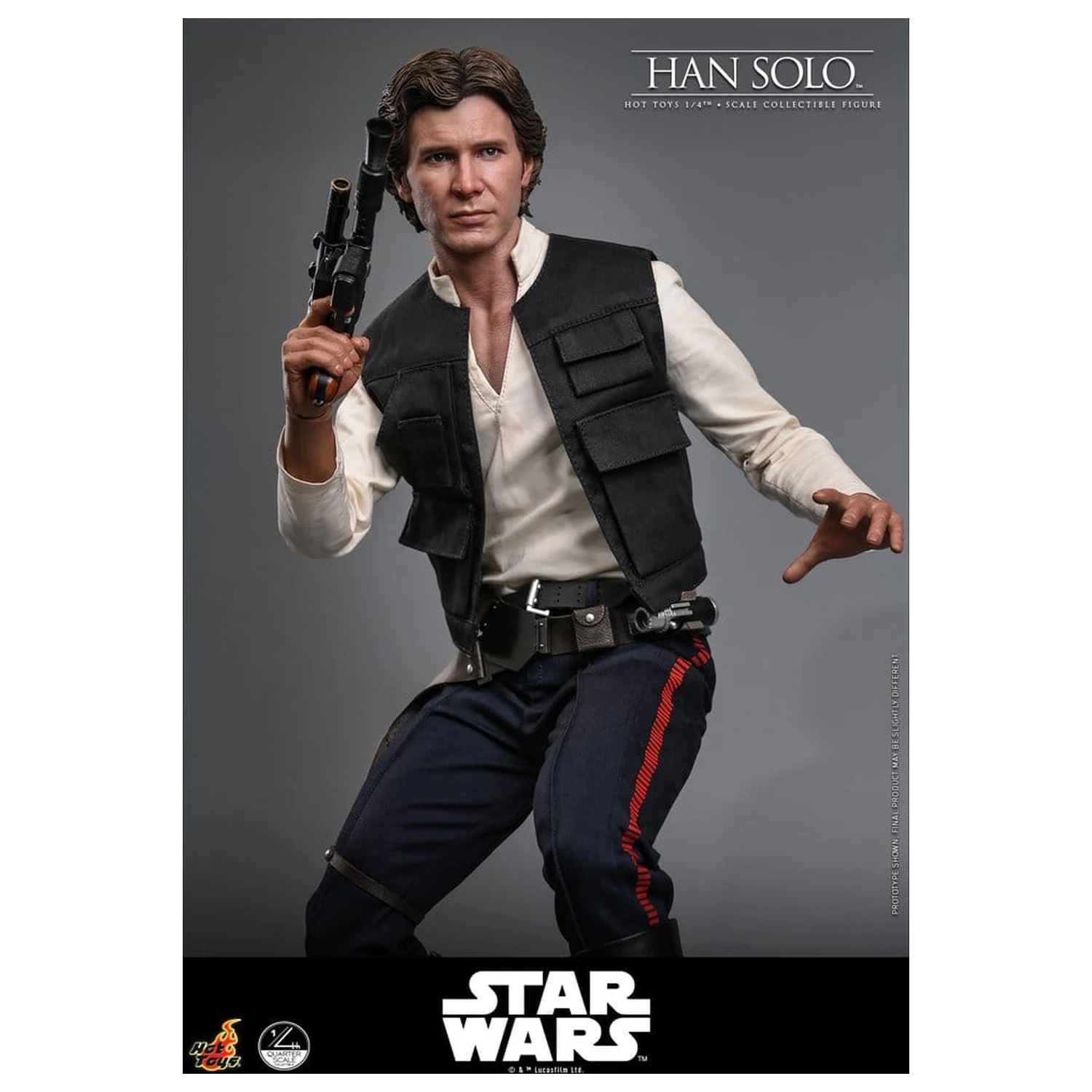 Star Wars Episode IV Figurka Akcji 1/4 Han Solo 46 cm zdjęcie produktu