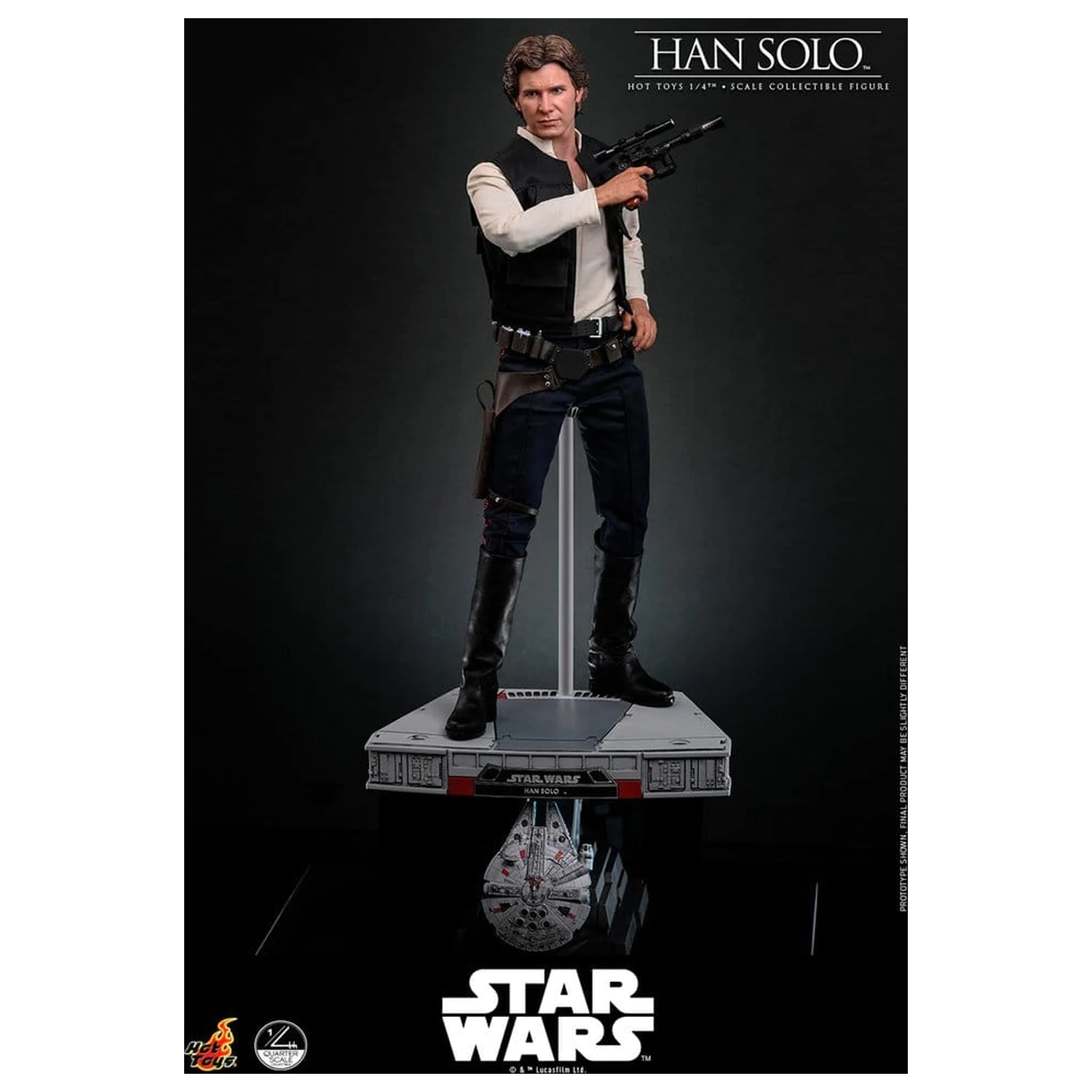 Star Wars Episode IV Figurka Akcji 1/4 Han Solo 46 cm zdjęcie produktu