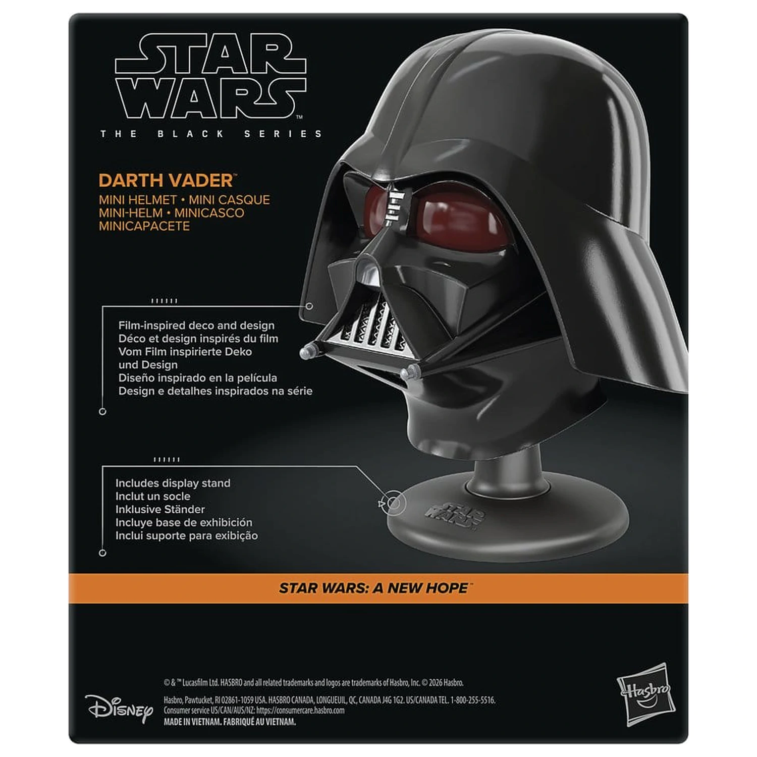 Star Wars Episode IV Black Series Mini Kask Darth Vader 15 cm zdjęcie produktu