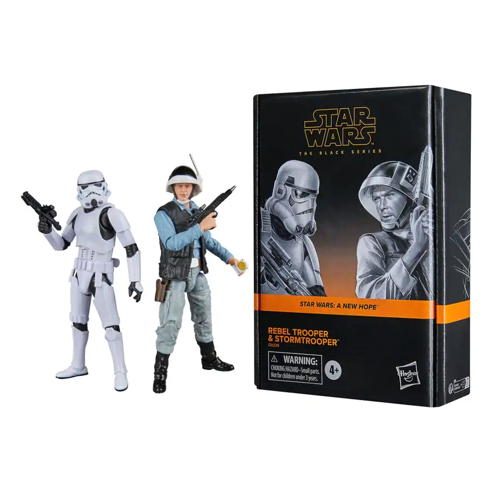 Star Wars: Episode IV Black Series Figurka Akcji 2-Pack Rebel Trooper & Stormtrooper 15 cm zdjęcie produktu