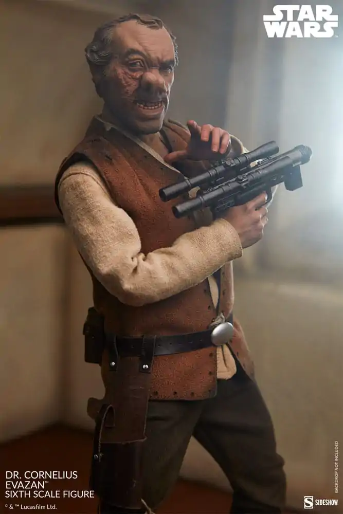 Star Wars: Część IV Łotrzy i Zbiry Figurka Akcji 1/6 Doktor Cornelius Evazan 30 cm zdjęcie produktu