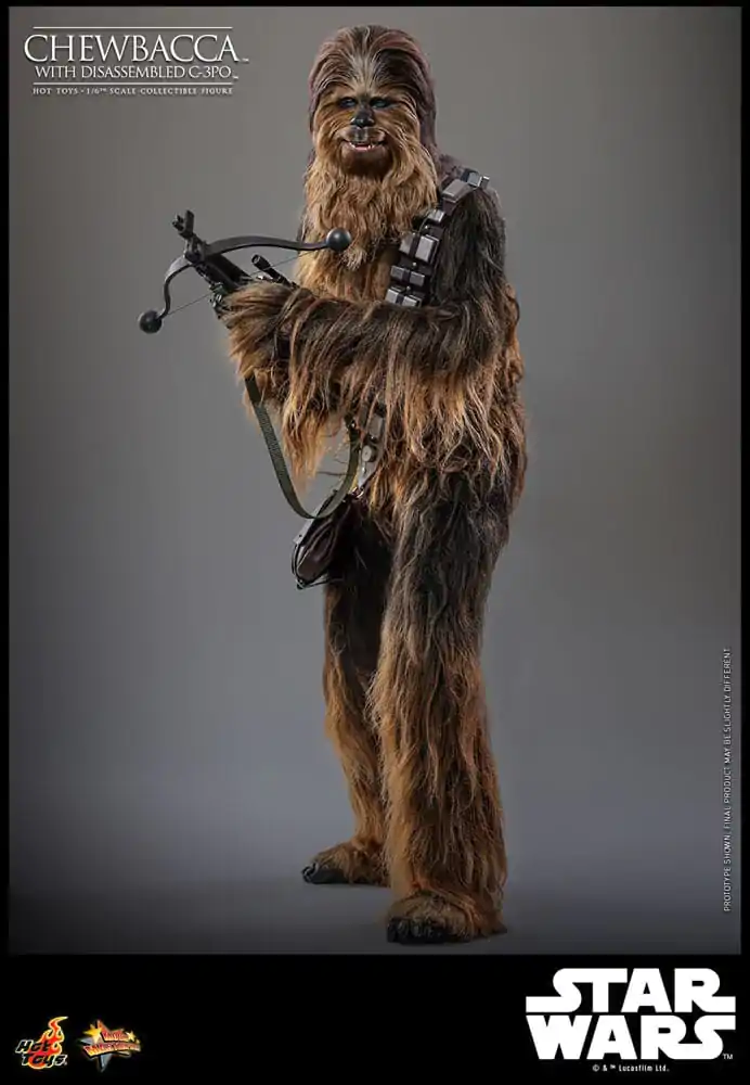 Star Wars: Część V – Imperium Kontratakuje Movie Masterpiece Figurka Akcji 1/6 Chewbacca z Rozmontowanym C-3PO 36 cm zdjęcie produktu