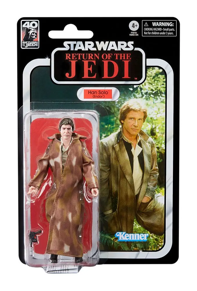 Star Wars: Episode VI 40th Anniversary Black Series Figurka Akcji Han Solo (Endor) 15 cm zdjęcie produktu