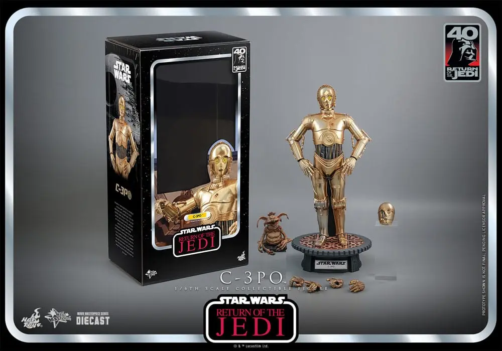 Star Wars: Część VI 40. Rocznica Figurka Akcji 1/6 C-3PO 29 cm zdjęcie produktu
