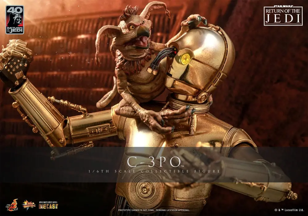 Star Wars: Część VI 40. Rocznica Figurka Akcji 1/6 C-3PO 29 cm zdjęcie produktu