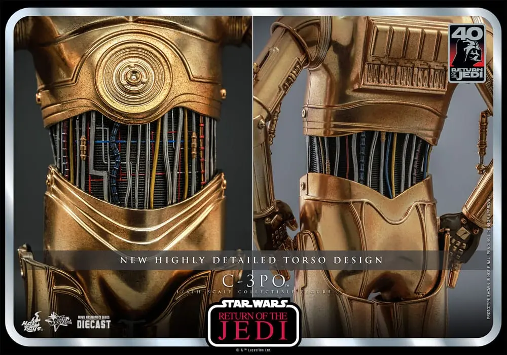 Star Wars: Część VI 40. Rocznica Figurka Akcji 1/6 C-3PO 29 cm zdjęcie produktu