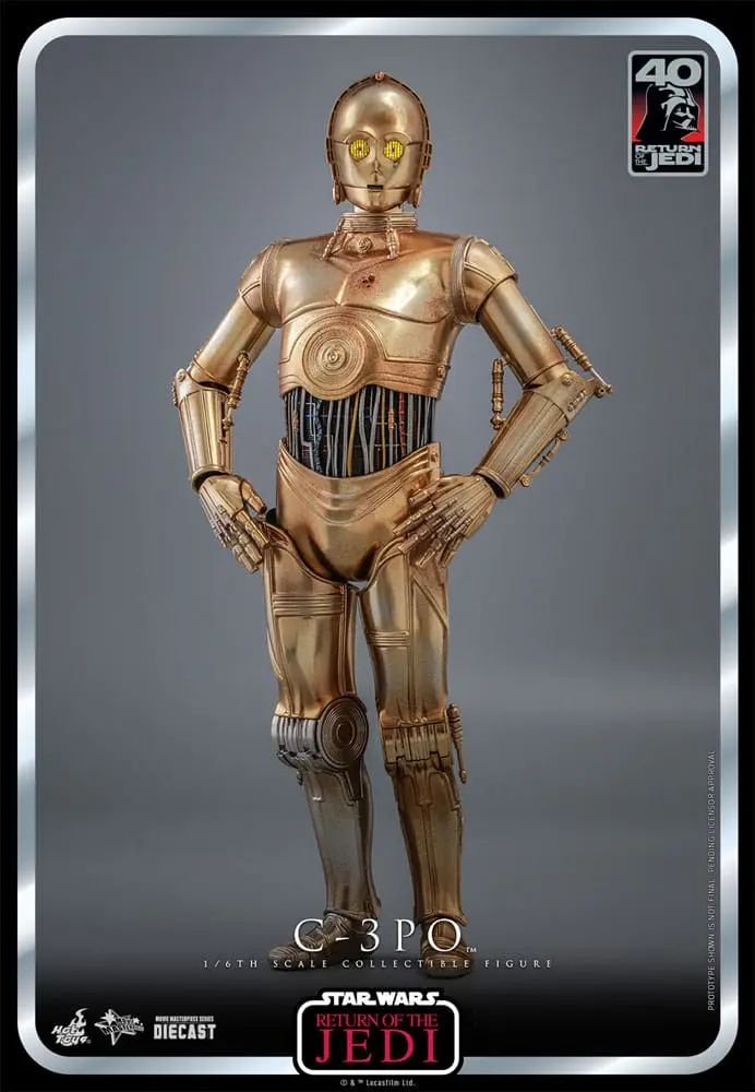 Star Wars: Część VI 40. Rocznica Figurka Akcji 1/6 C-3PO 29 cm zdjęcie produktu