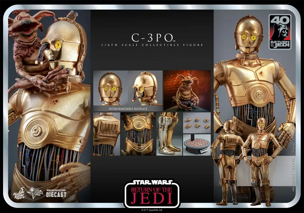 Star Wars: Część VI 40. Rocznica Figurka Akcji 1/6 C-3PO 29 cm zdjęcie produktu