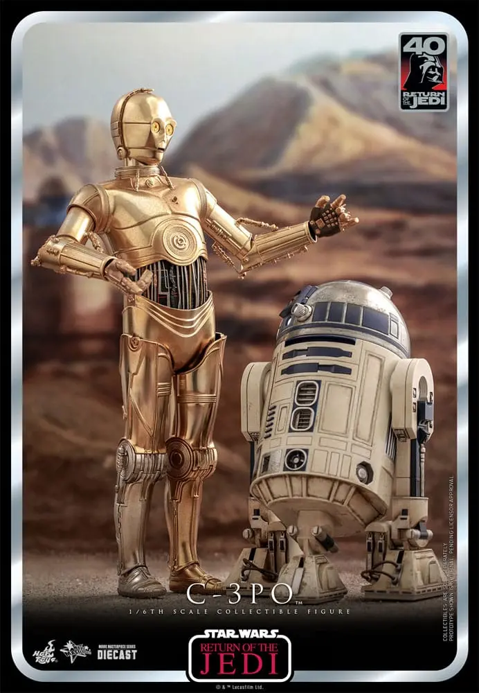 Star Wars: Część VI 40. Rocznica Figurka Akcji 1/6 C-3PO 29 cm zdjęcie produktu