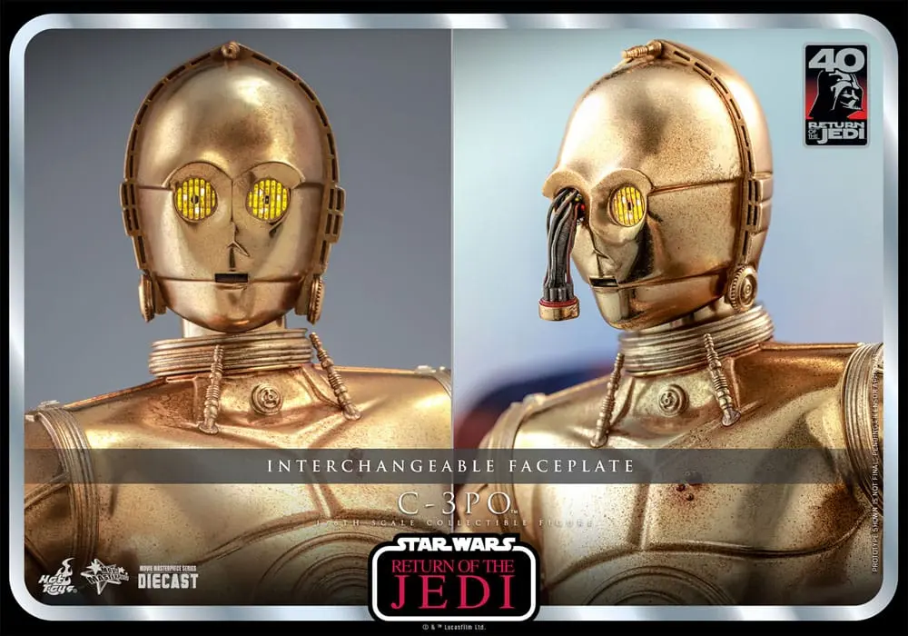 Star Wars: Część VI 40. Rocznica Figurka Akcji 1/6 C-3PO 29 cm zdjęcie produktu