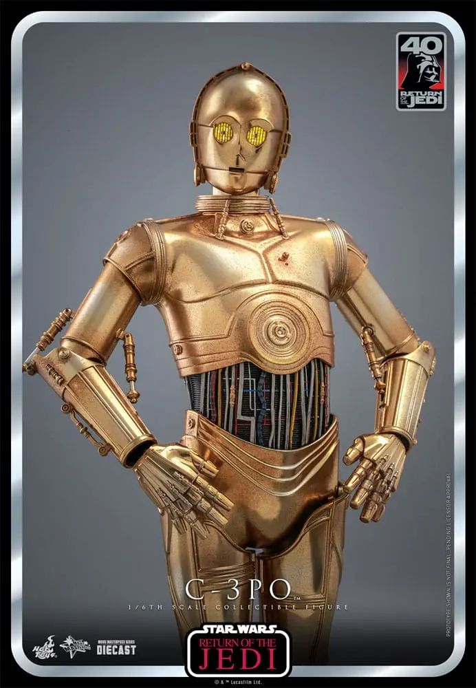 Star Wars: Część VI 40. Rocznica Figurka Akcji 1/6 C-3PO 29 cm zdjęcie produktu
