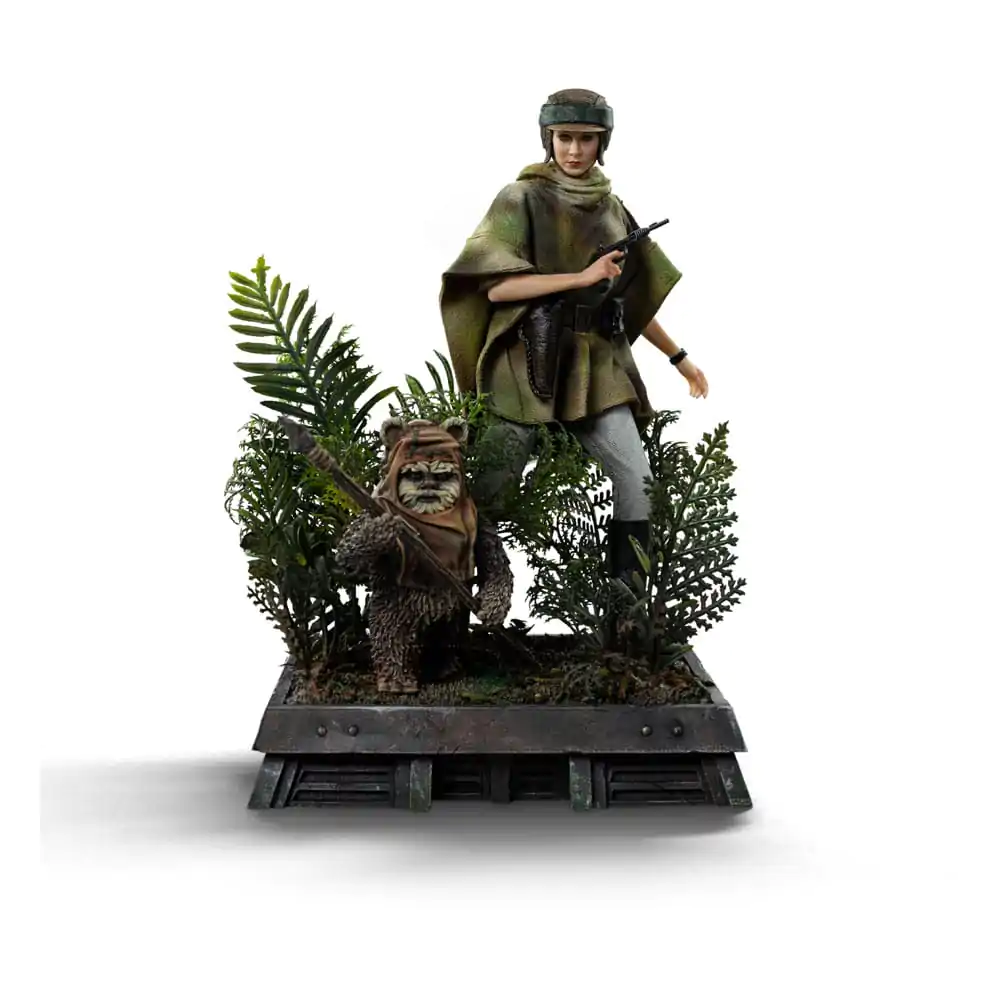 Star Wars Epizod VI Statua Art Scale w skali 1/10 Leia i Wicket 21 cm zdjęcie produktu