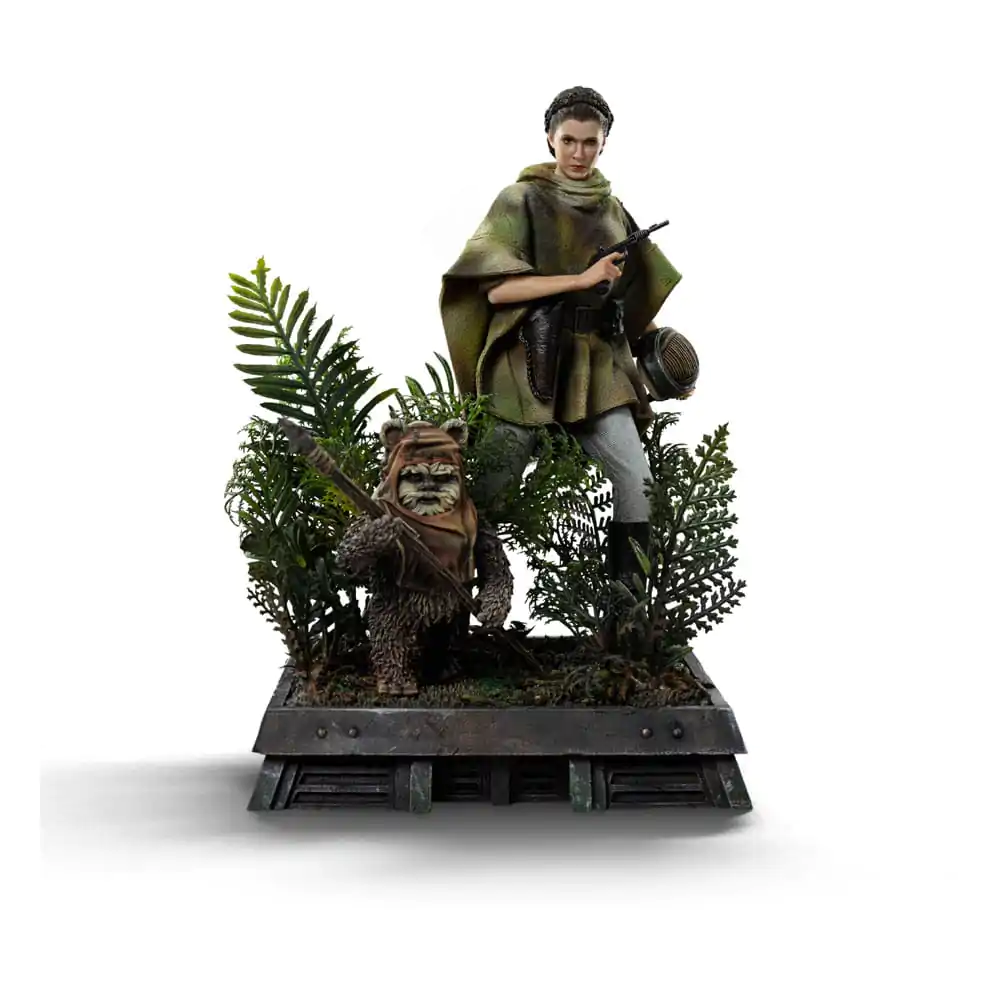 Star Wars Epizod VI Statua Art Scale w skali 1/10 Leia i Wicket 21 cm zdjęcie produktu