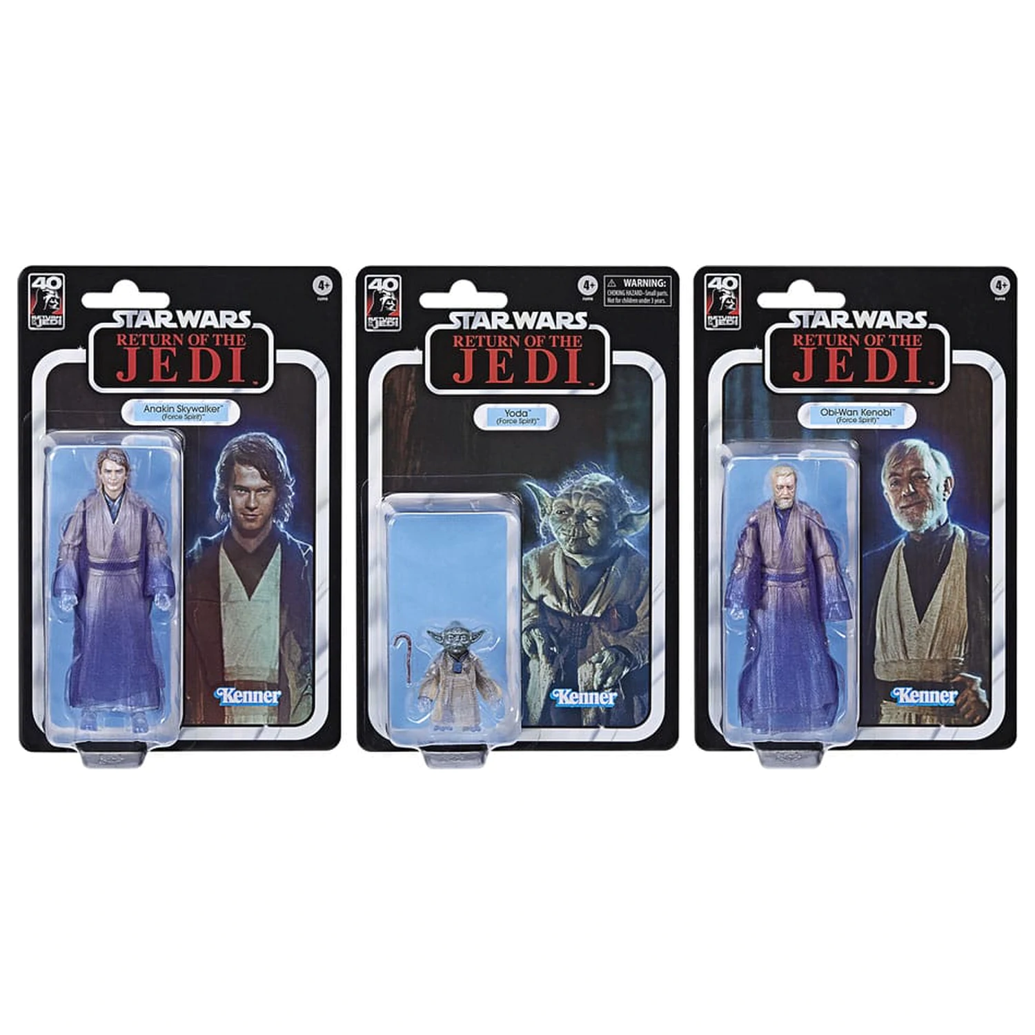 Star Wars Episode VI Black Series Figurka 3-pak Force Spirits 15 cm zdjęcie produktu