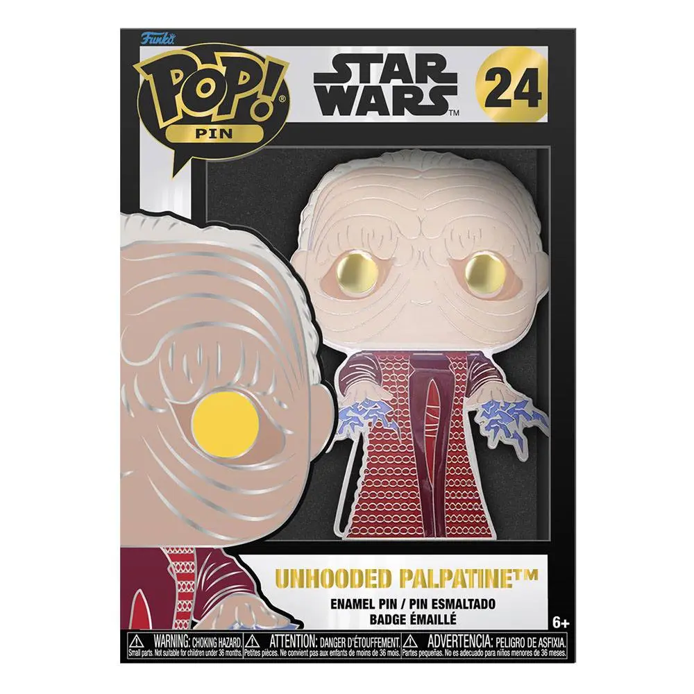 Przypinka metalowa Star Wars POP! Enamel Pin Unhooded Palpatine 10 cm zdjęcie produktu