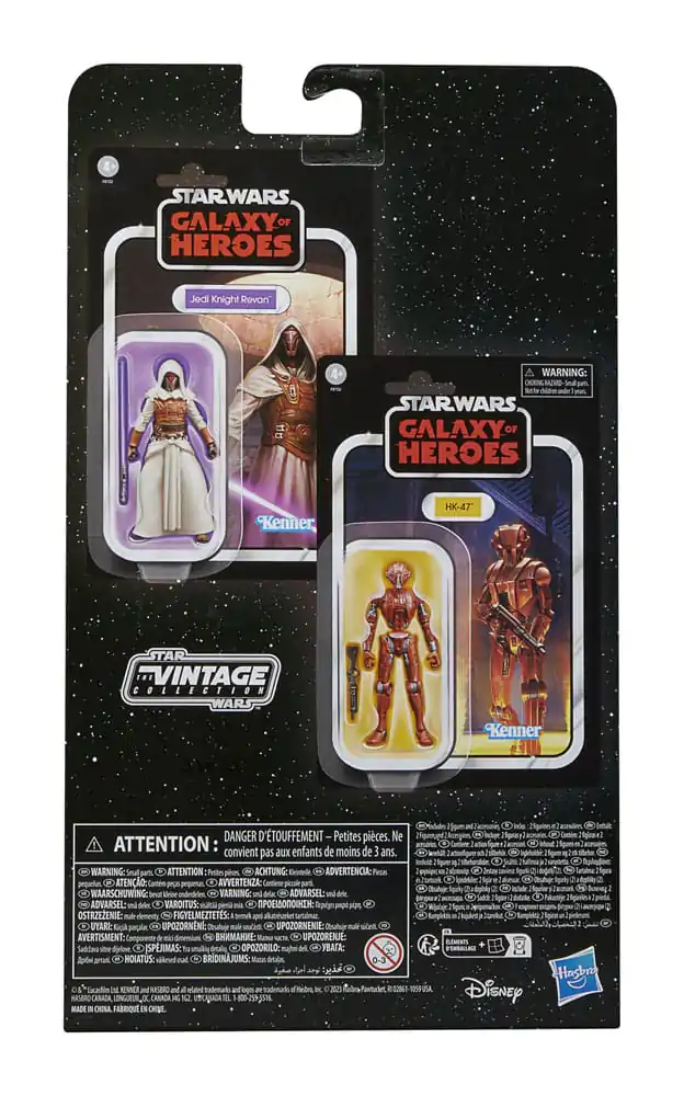 Star Wars: Galaxy of Heroes Vintage Collection figurka 2-pak Rycerz Jedi Revan & HK-47 10 cm zdjęcie produktu