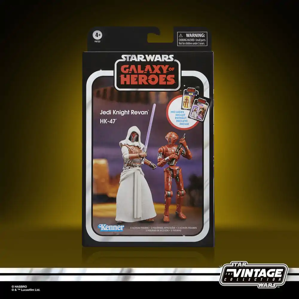 Star Wars: Galaxy of Heroes Vintage Collection figurka 2-pak Rycerz Jedi Revan & HK-47 10 cm zdjęcie produktu