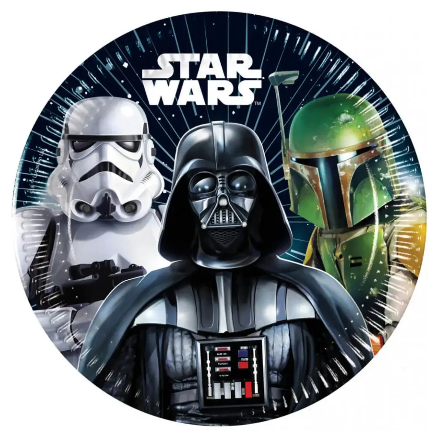 Star Wars Galaxy talerzyki papierowe 8 sztuk 20 cm FSC zdjęcie produktu