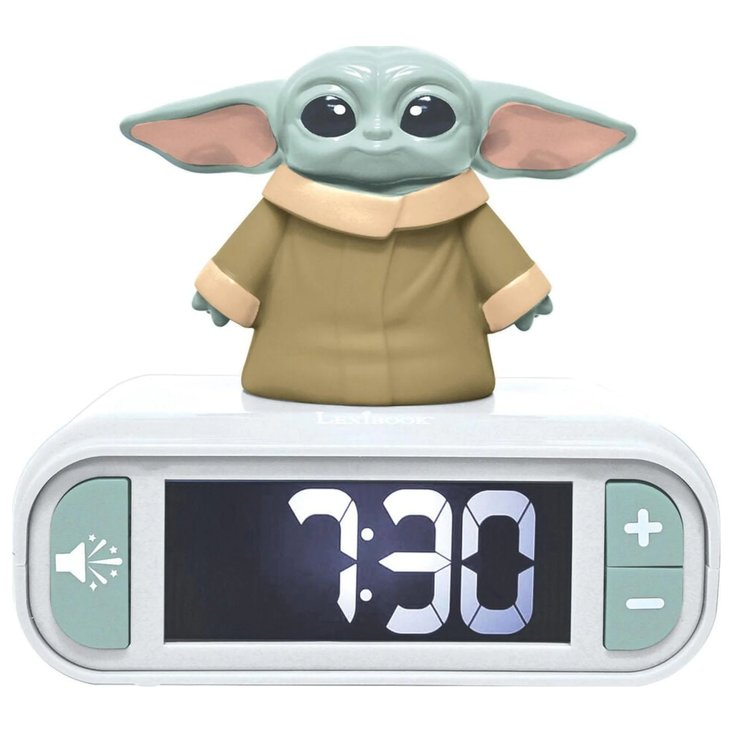 Cyfrowy budzik z lampką nocną 3D Star Wars Grogu zdjęcie produktu