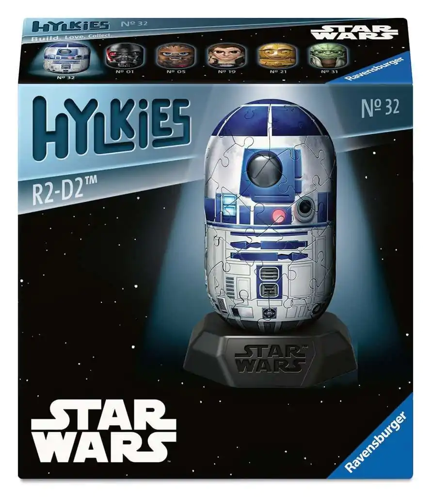 Star Wars Hylkies Puzzle 3D R2-D2 (55 elementów) zdjęcie produktu