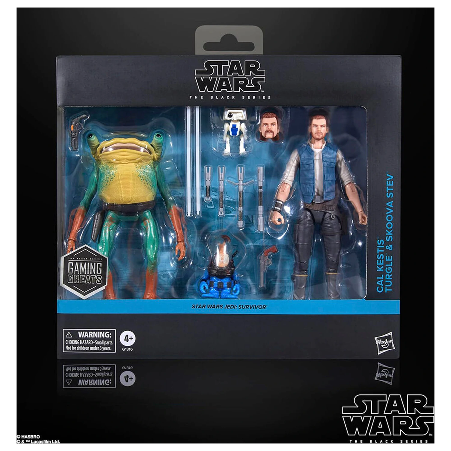 Star Wars Jedi Survivor Cal Kestis Turgle & Skoova Stev blister 2 figurki 15cm zdjęcie produktu
